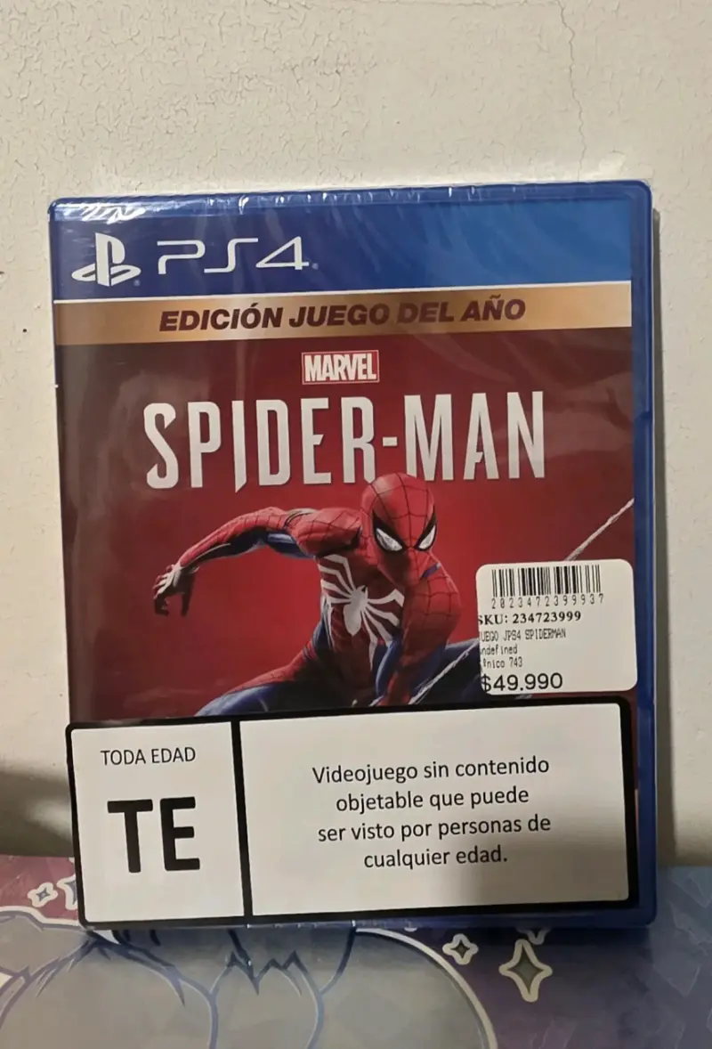 Juego PS4 Spider-Man Edición del Año