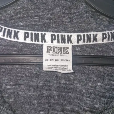 Polerón gris oscuro con cuello alto Pink - miniatura 5