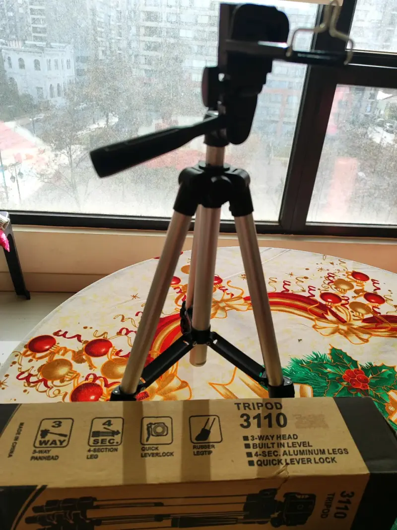 Trípode 3110 de aluminio con cabezal 3D - 1