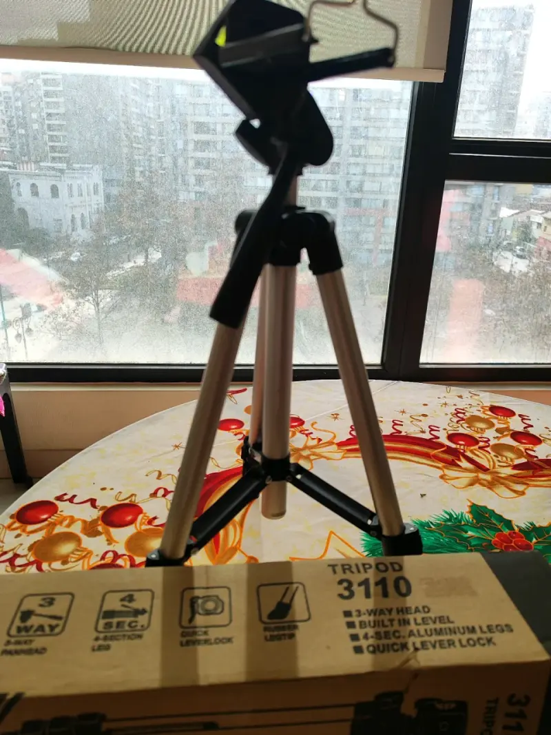 Trípode 3110 de aluminio con cabezal 3D - 3