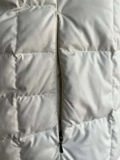 Parka de pluma blanco para mujer - miniatura 3
