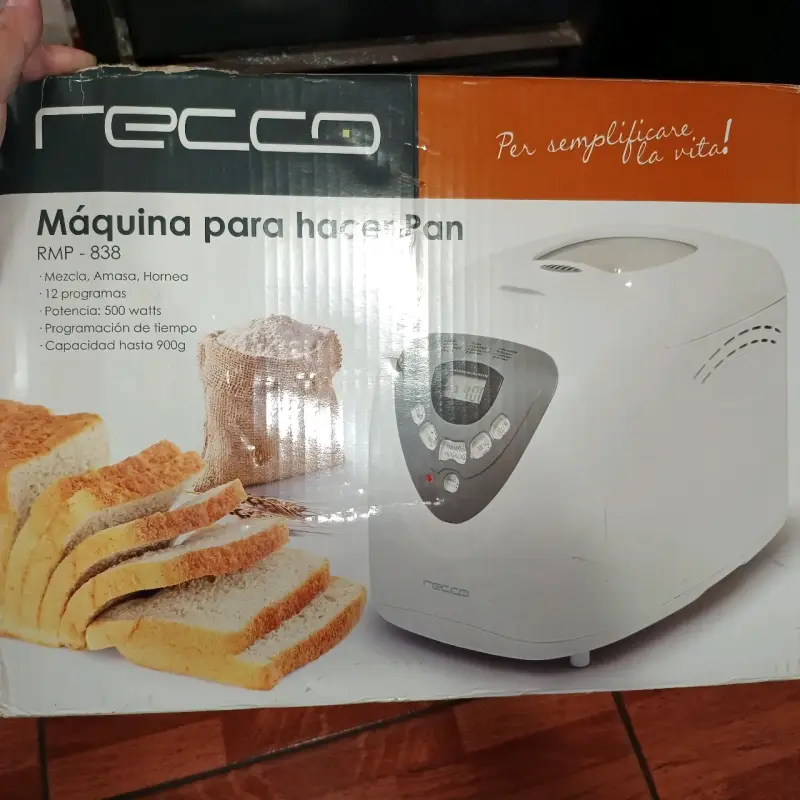 Máquina para hacer pan Recco RMP-838 - 1
