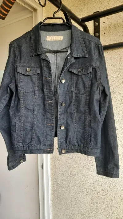 Chaqueta de mezclilla Wados azul oscuro - miniatura 1