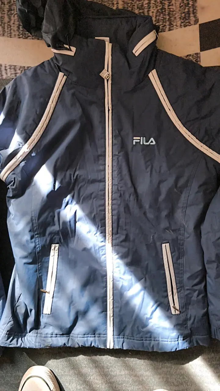 Chaqueta deportiva Fila azul con capucha - 2