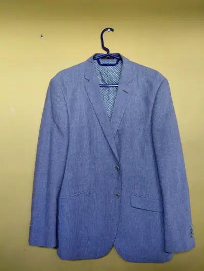 Blazer azul claro para hombre - miniatura 1