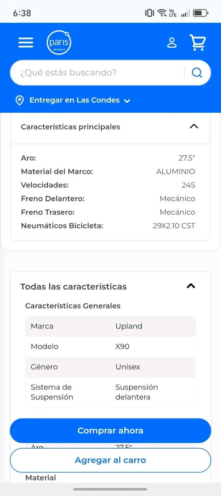 Bicicleta Upland X-90 Aro 29 unisex - 6