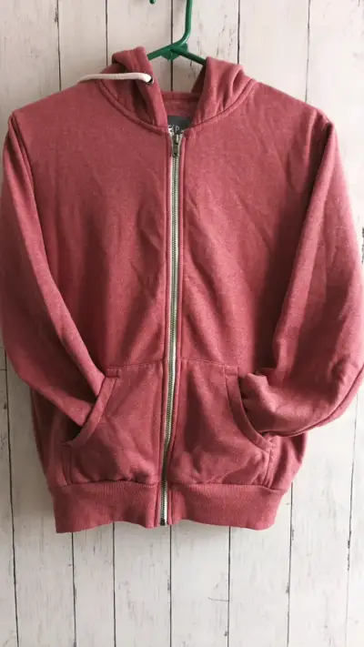 Polerón con capucha rojo para hombre - miniatura 1
