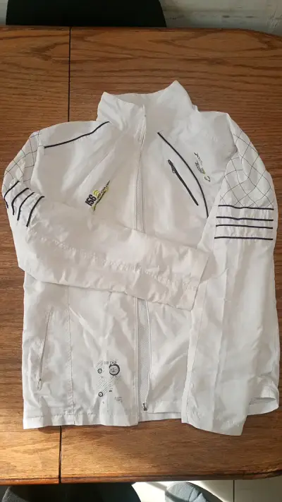 Chaqueta blanca deportiva  y2k - miniatura 1