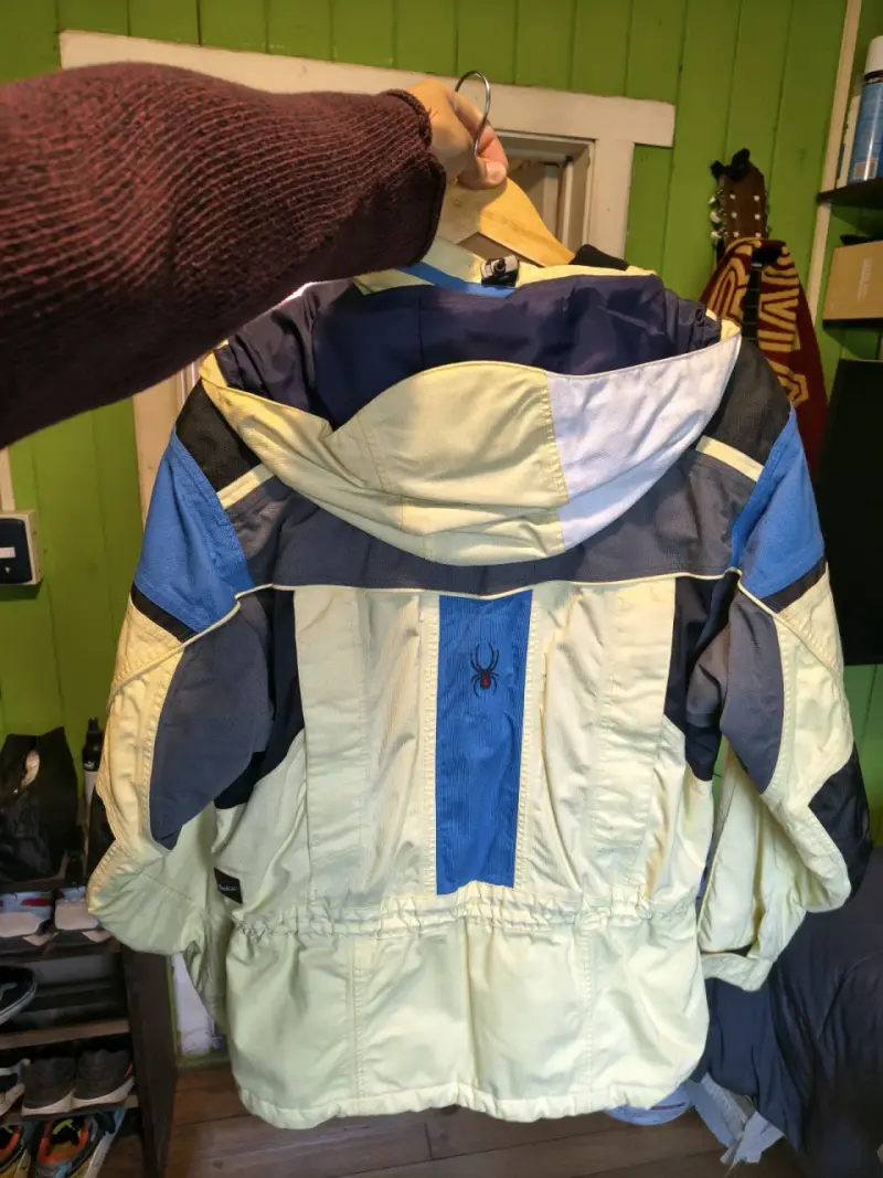 Chaqueta de esquí Spyder amarilla y azul - 2