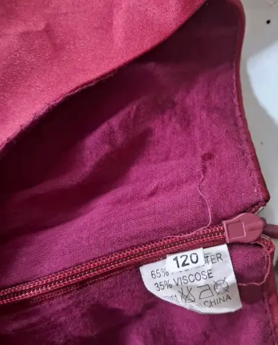 Vestido de fiesta infantil burdeos con encaje - miniatura 5