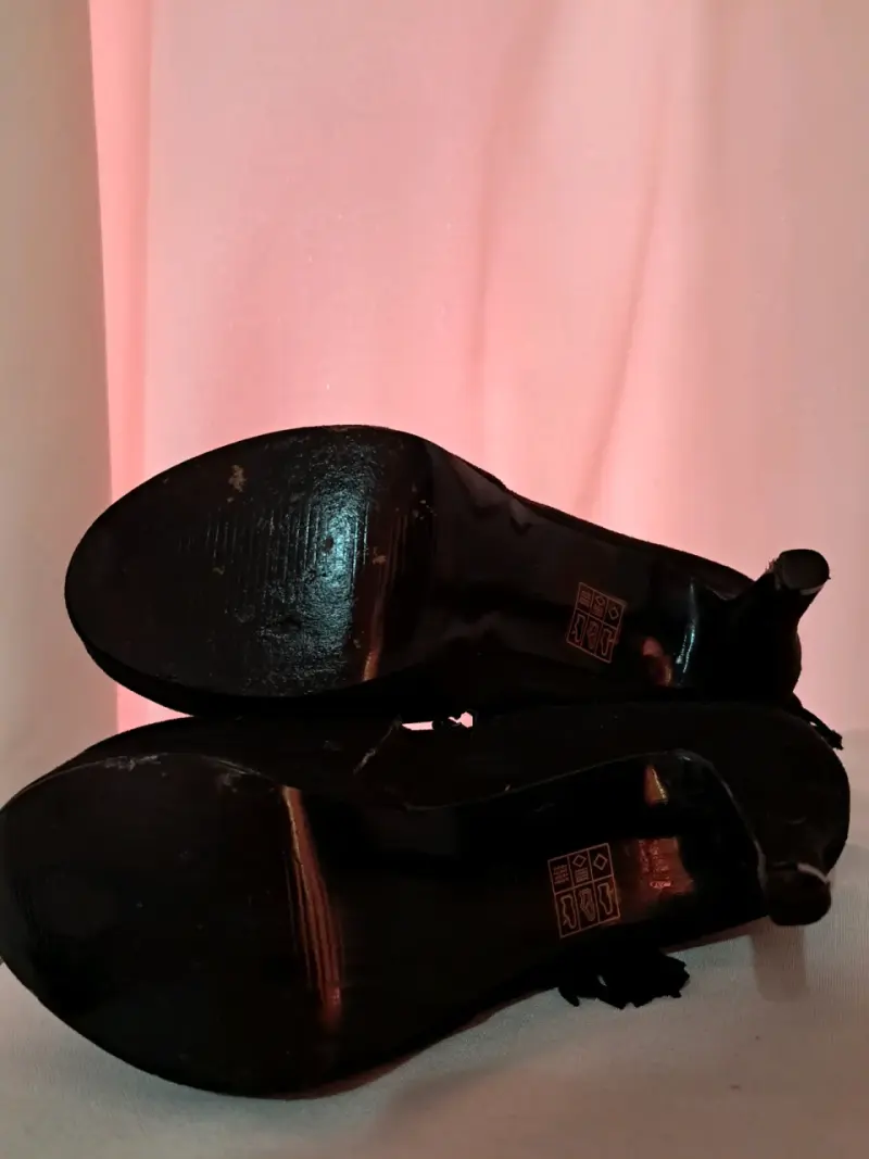 Botines de tacón alto negros elegantes - 2