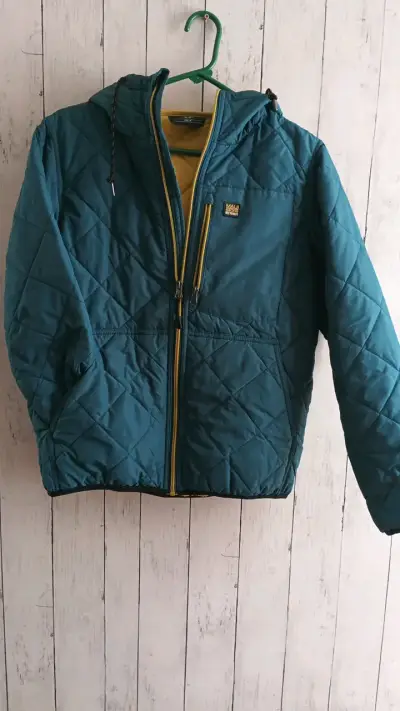 Chaqueta acolchada azul con capucha Maui - miniatura 1