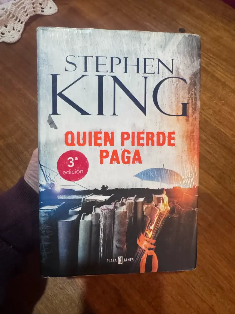 Libro 'Quien Pierde Paga' de Stephen King