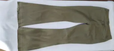 Pantalones de mezclilla verde oliva - miniatura 1