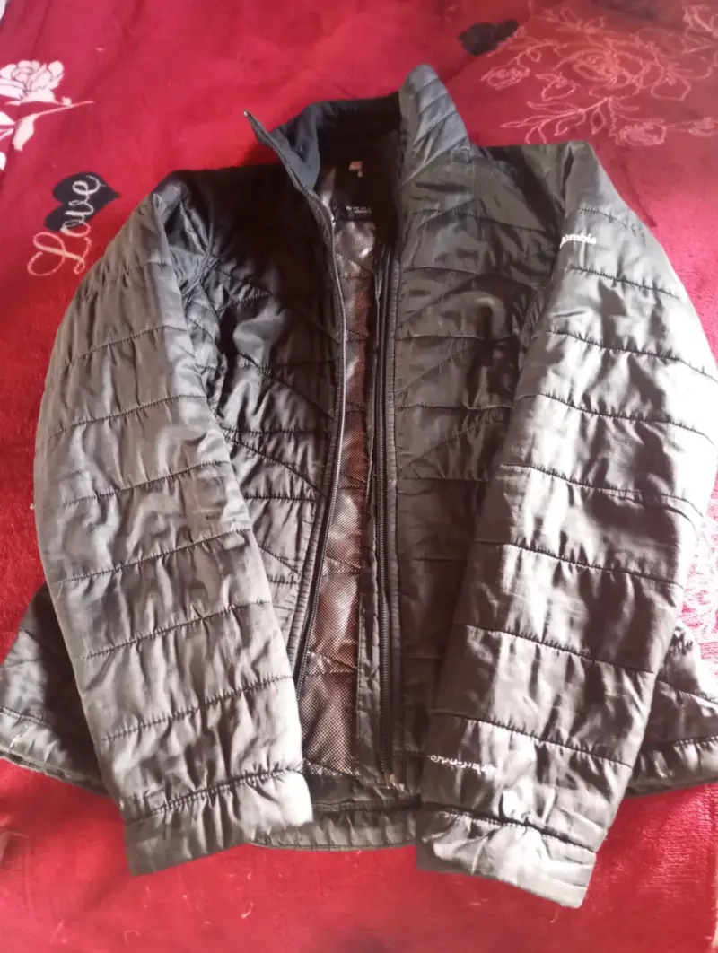 Chaleco acolchado verde para mujer talla S - 4