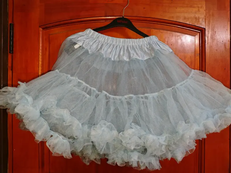 Falda tutú infantil fucsia con lunares - 5