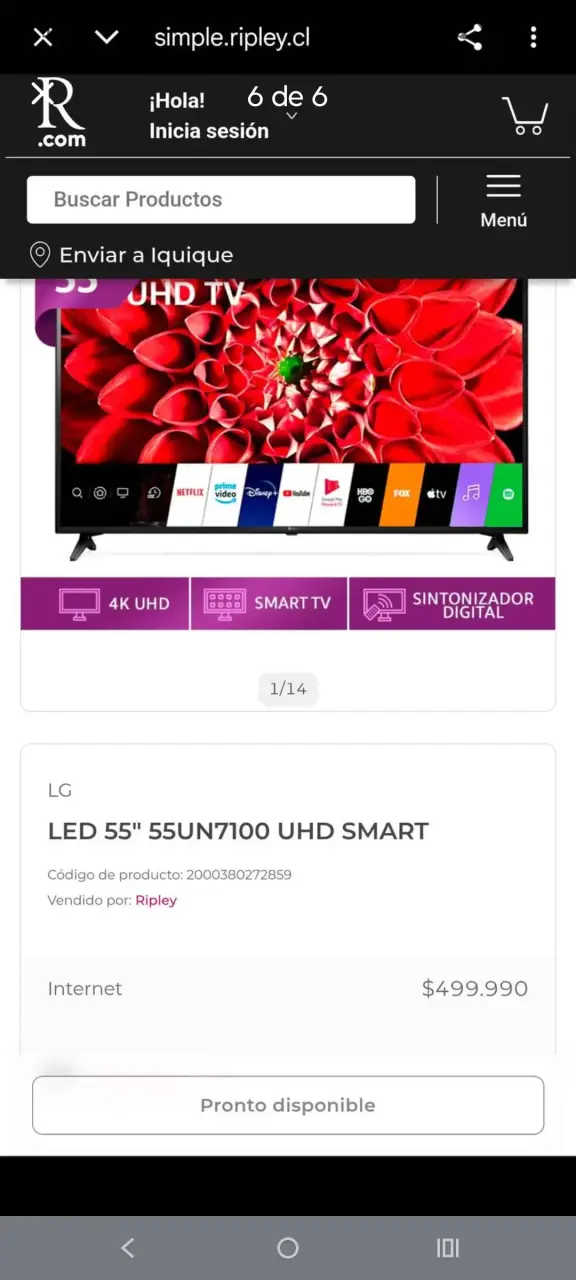Smart TV LG 55 pulgadas - 3