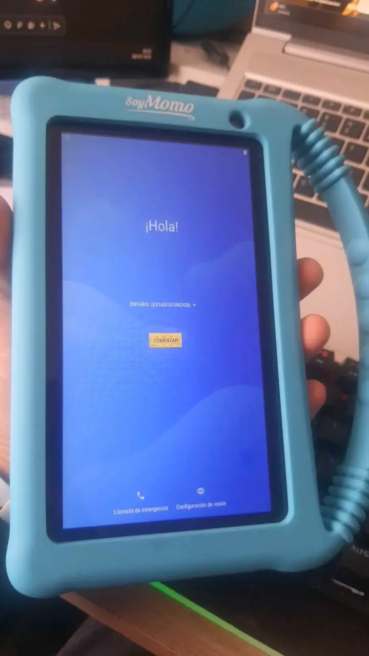 Tablet SoyMomo para niños con funda azul - 1