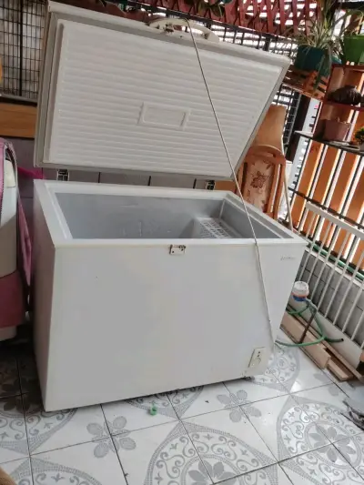 Congelador horizontal blanco en buen estado - miniatura 1