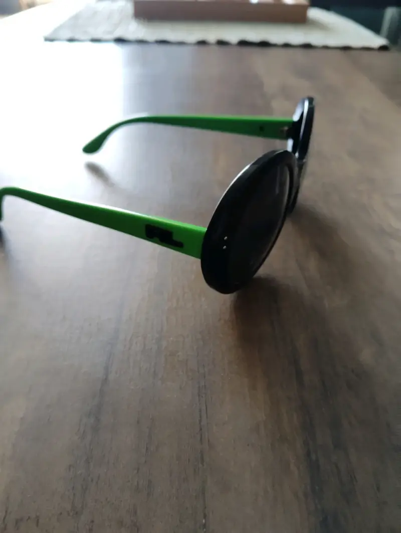 Gafas de sol redondas negro y verde Ralf lauren - 3