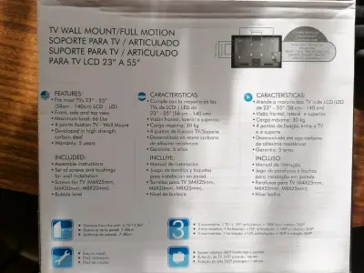 Soporte de pared para TV Forte 23-55 pulgadas - miniatura 3