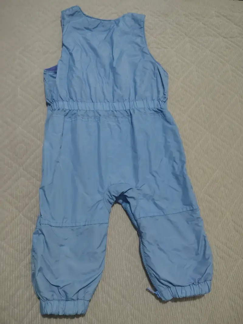 Overol de nieve Columbia azul para niños - 2