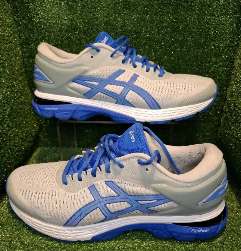 Zapatillas deportivas Asics grises y azules - 1