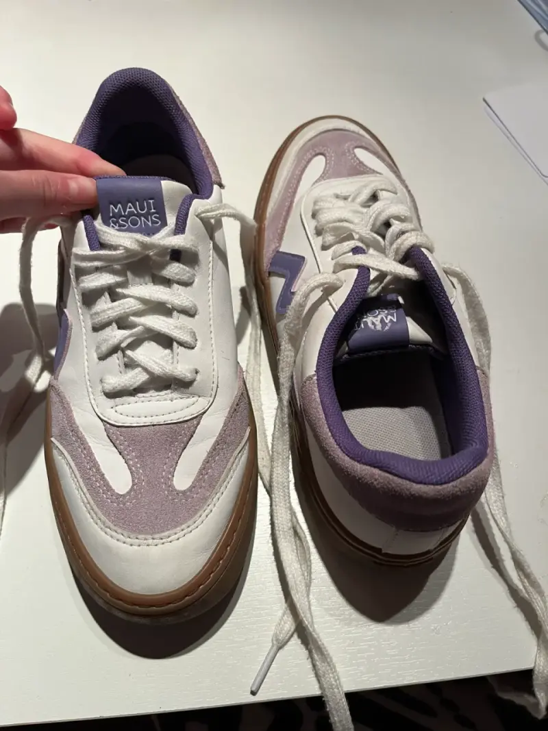 Zapatillas Maui & Sons blancas y lilas