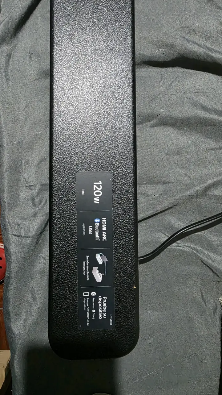 Barra de sonido 120W con Bluetooth y HDMI ARC - 1
