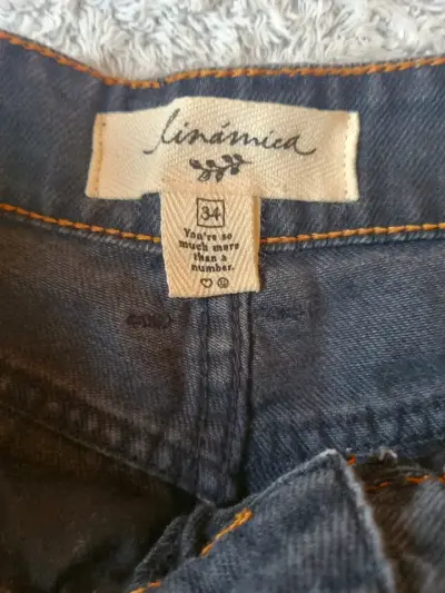 Jeans gris oscuro para hombre en buen estado - miniatura 2