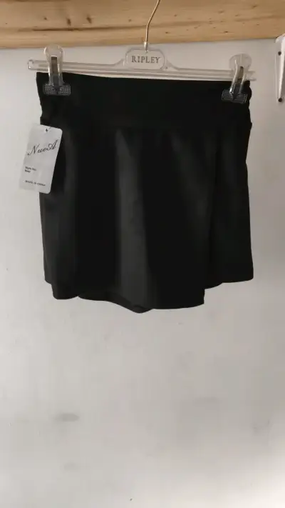Falda corta negra elegante NuaA - miniatura 1