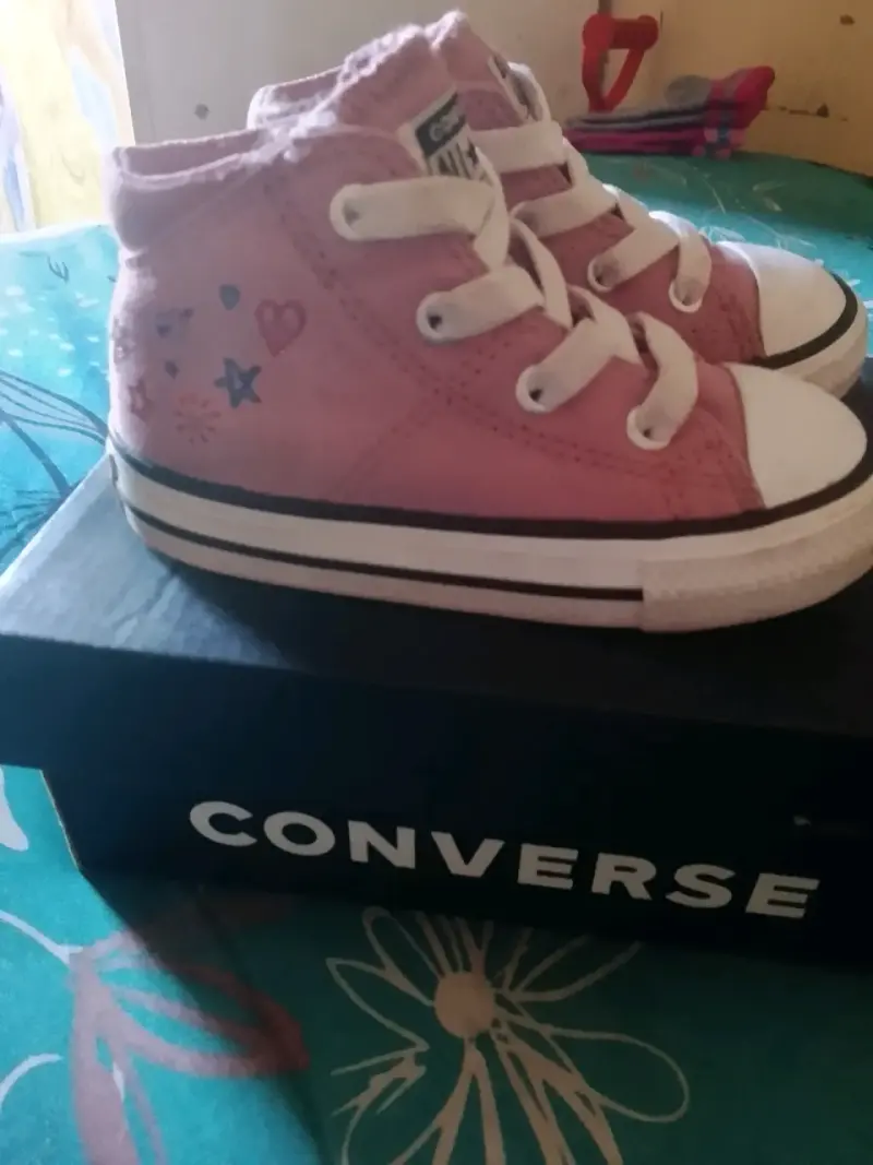 Zapatillas Converse All Star rosadas para niños - 2