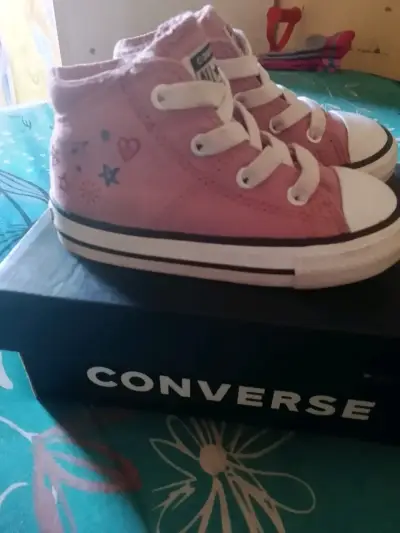 Zapatillas Converse All Star rosadas para niños - miniatura 2