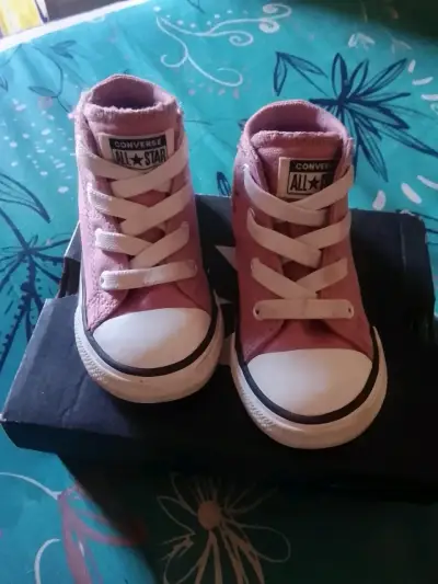 Zapatillas Converse All Star rosadas para niños - miniatura 3