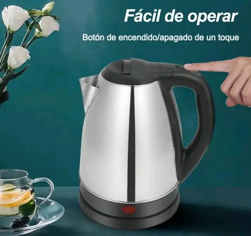 Hervidor eléctrico de acero inoxidable 2L - 3
