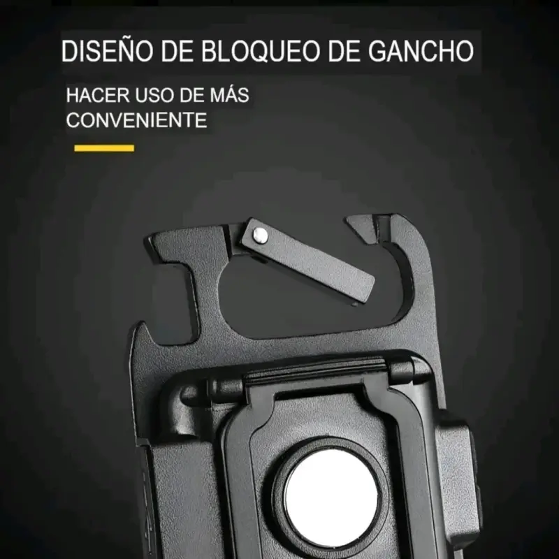 Luz LED portátil con mosquetón y abridor - 4