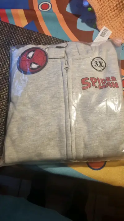 Polerón gris de Spiderman para niños - miniatura 1