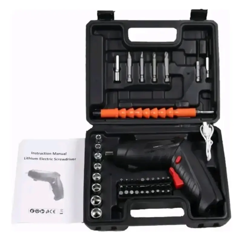 Destornillador eléctrico inalámbrico con set de puntas - 3