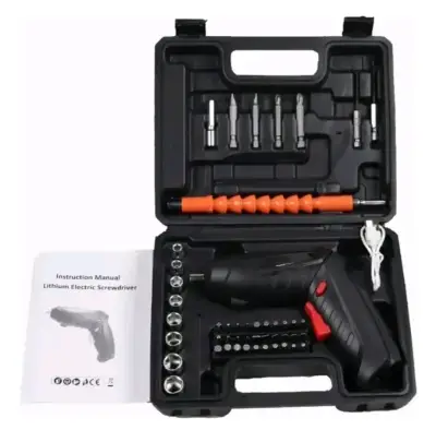 Destornillador eléctrico inalámbrico con set de puntas - miniatura 3