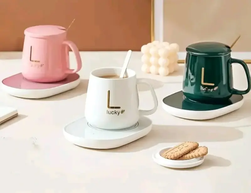 tazas con calentador eléctrico Lucky - 1