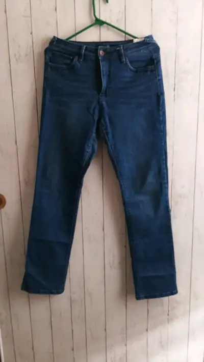 Jeans azul oscuro para mujer en buen estado - miniatura 1