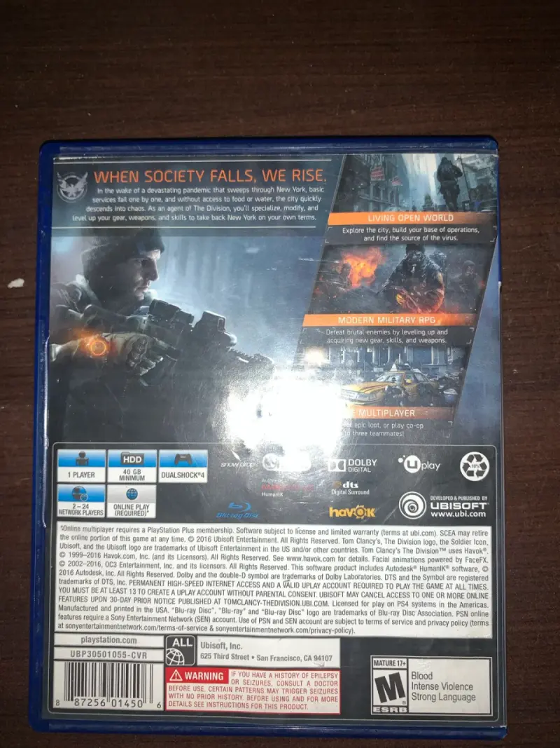 Juego PS4 Tom Clancy's The Division - 2