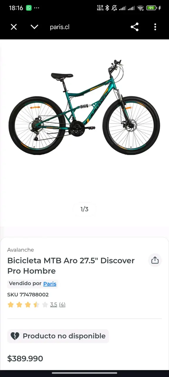 Bicicleta MTB Avalanche - 5