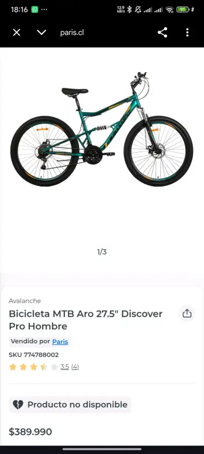 Bicicleta MTB Avalanche - miniatura 5