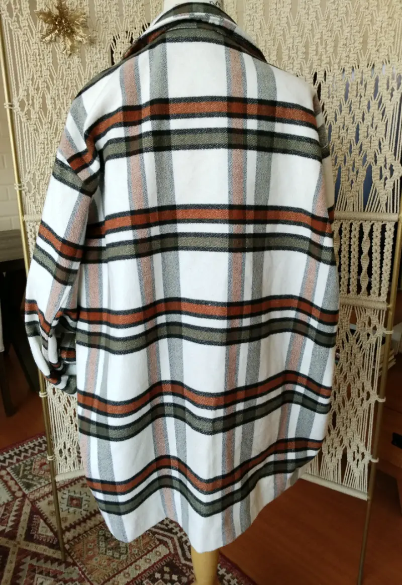 Chaqueta tipo camisa de franela  para mujer - 5