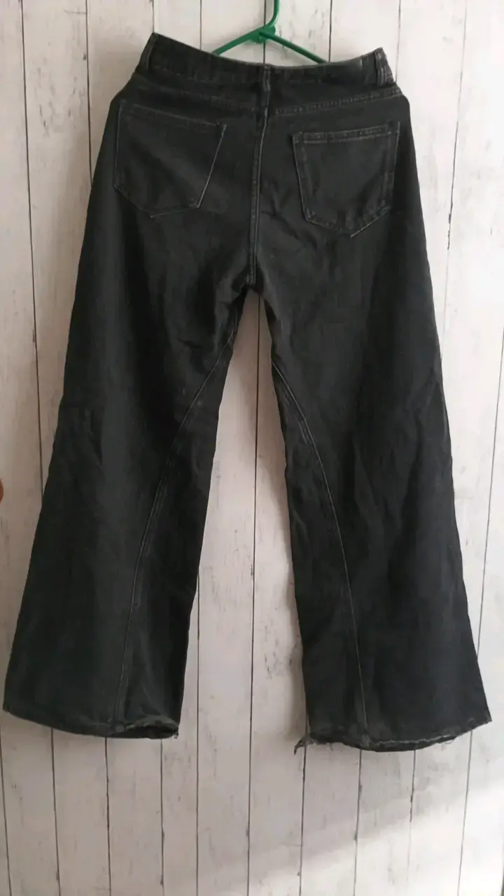 Jeans negros desgastados Sybilla para mujer - 3