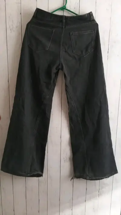 Jeans negros desgastados Sybilla para mujer - miniatura 3