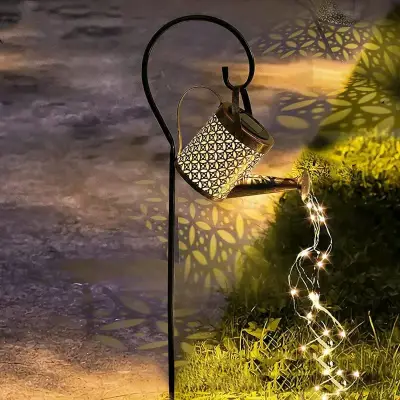Luces solares de regadera decorativa para jardín - miniatura 2
