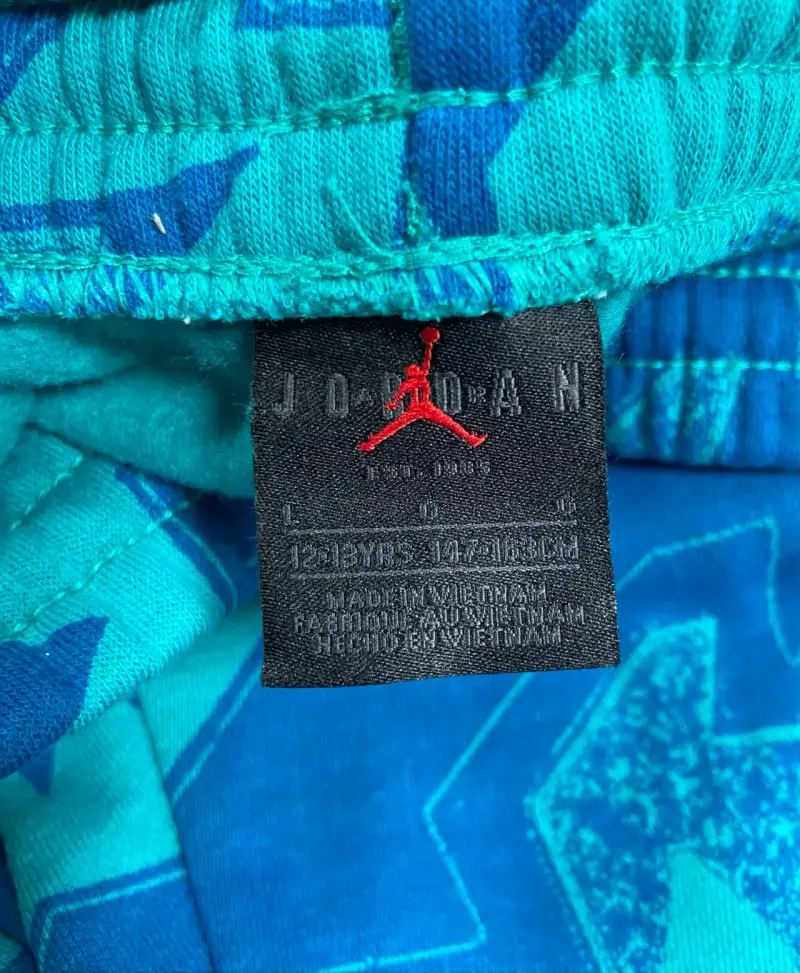 Pantalones deportivos Jordan azul estampado - 6