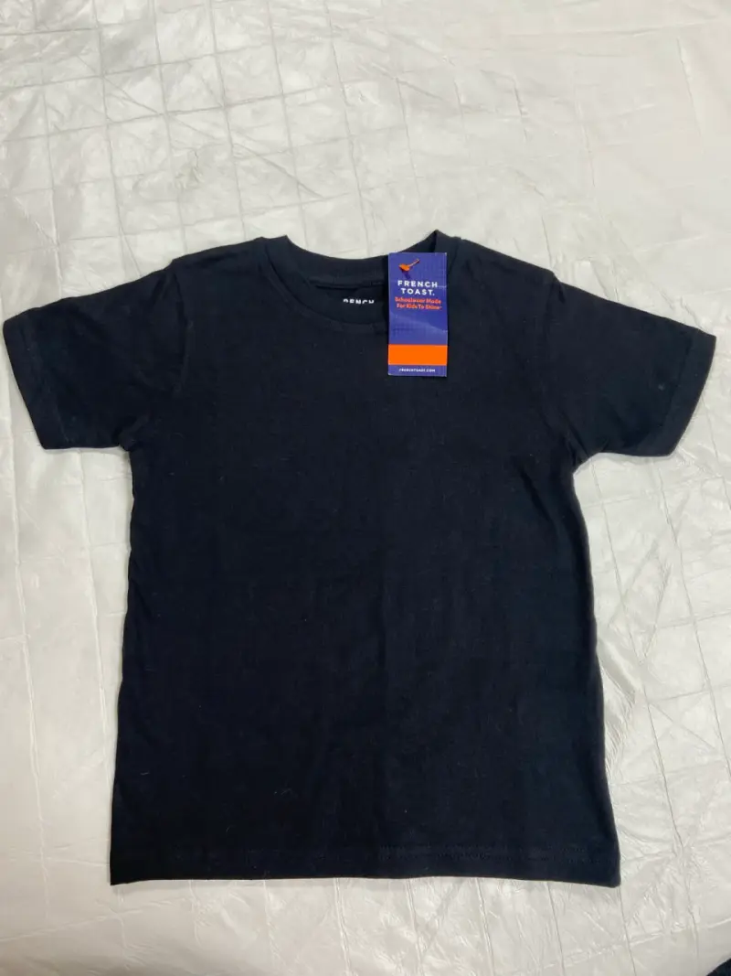 Polera French Toast negra para niños XS - 2